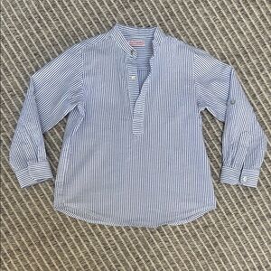 La Coqueta Seersucker Boys Shirt (Size 5)